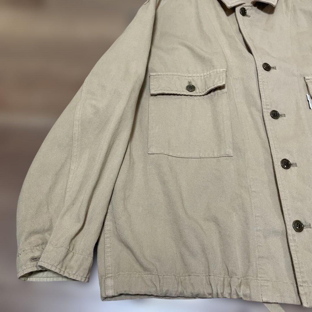 295 confect upcyclelino チノフィールドジャケット