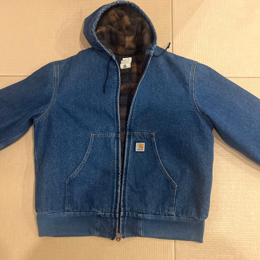 Carhartt デニム　アクティブジャケット　Lサイズ