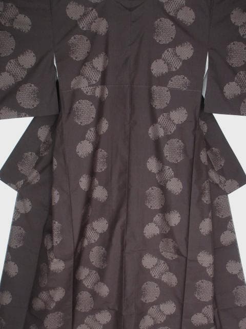 新古品！東京ますいわ屋＊純泥染＊７マルキ＊本場大島紬＊着物＊１６５ｃｍ＊裄６８