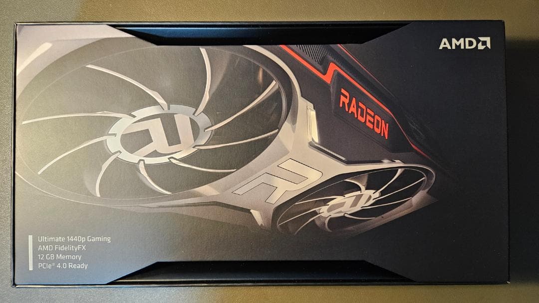 グラフィックボード・グラボ・ビデオカード AMD radeon rx6700xt GPU