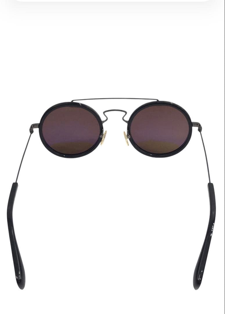 Yohji Yamamoto YY5010 ラウンドダブルブリッジサングラス