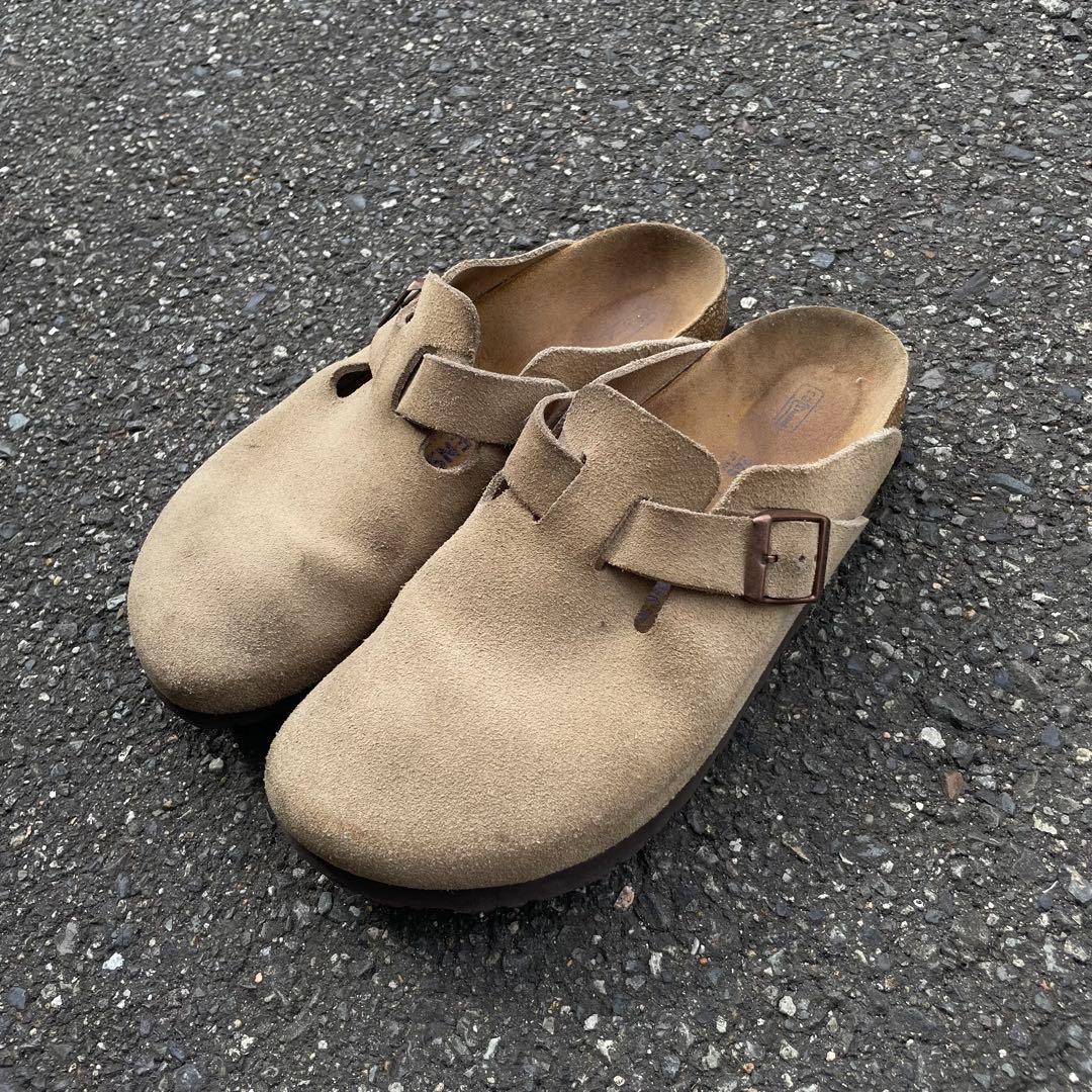 【人気カラー】 美品！ビルケンシュトック　ボストン　トープ　ベージュ　希少　38