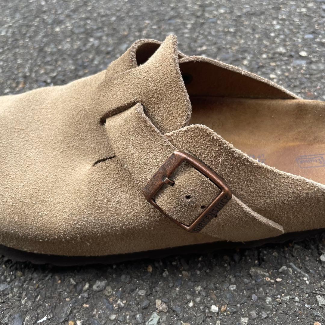 【人気カラー】 美品！ビルケンシュトック　ボストン　トープ　ベージュ　希少　38