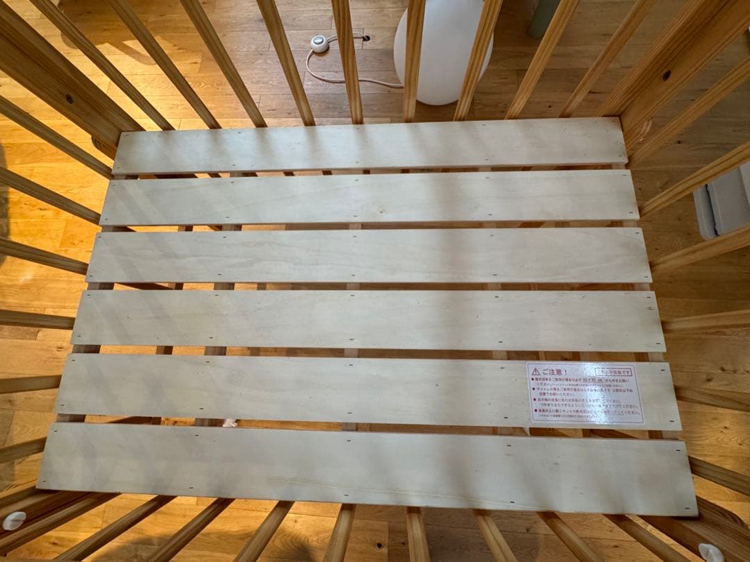 大和屋 yamatoya kihon mini コンパクトベビーベッド 木製