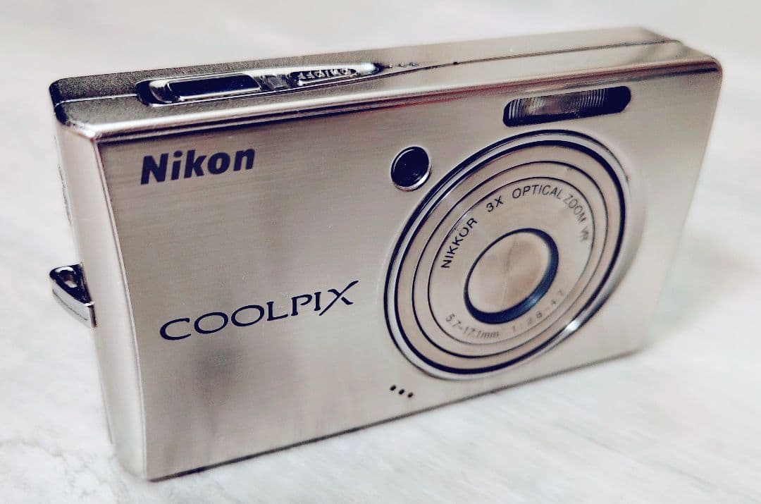 純正ケース Nikon ニコン COOLPIX クールピクス S510シルバー