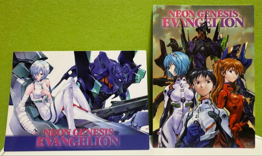 新世紀エヴァンゲリオン2003 プロモカード 2種、非売品　綾波レイ、アスカ