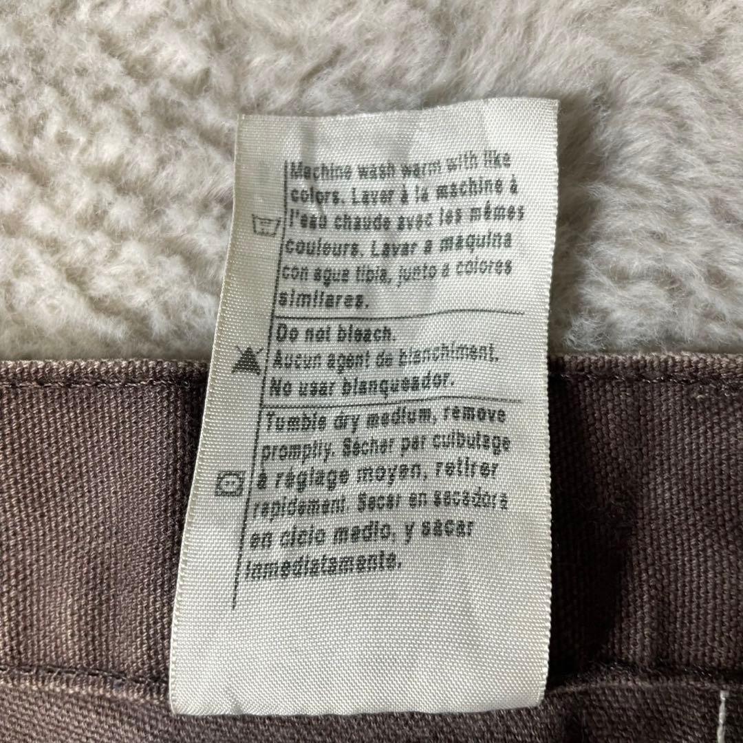 神フェード★カーハート ダブルニーダックパンツ 茶 38×34 デカ履きに抜群