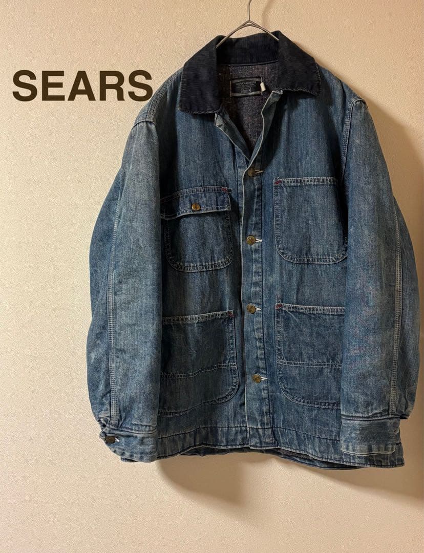 SEARS デニム カバーオール シアーズ 60s 70s ブランケット