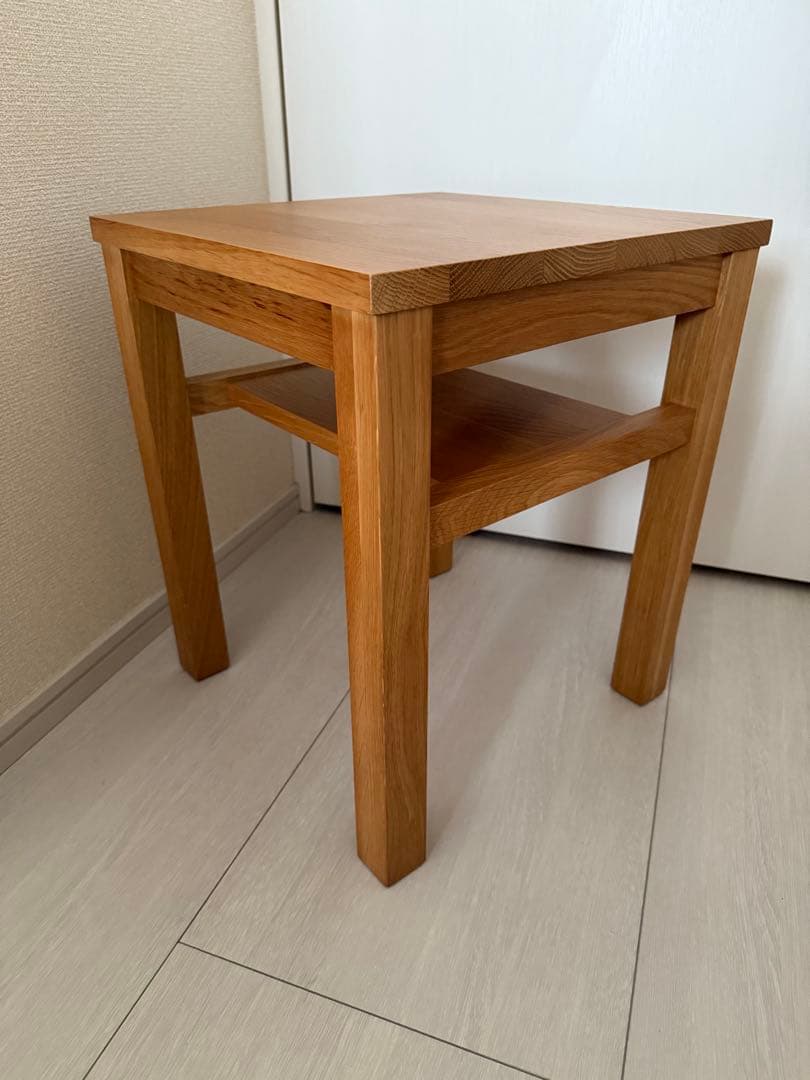 無印良品 無垢材サイドテーブルベンチ【廃盤品】