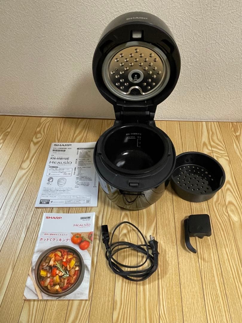 SHARP ヘルシオ ホットクック 自動調理鍋 KN-HW10E ブラック