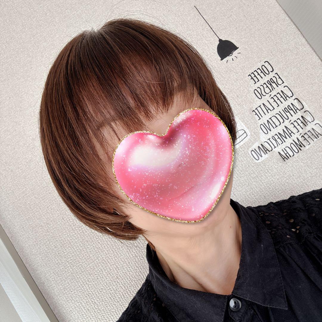 ★サラサラ高級人毛100%★マッシュショート　ブラウン　フルウイッグ　かつら