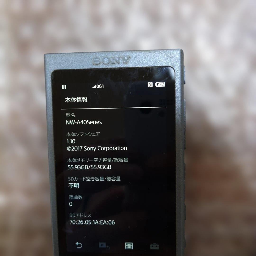 ソニーウォークマン NW−A47 管理ナンバー760