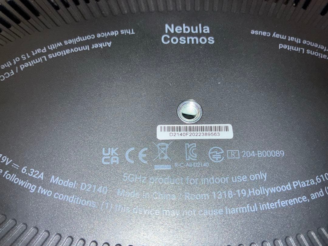 こ*り様 AnkerNebula cosmos 正常動作品　プロジェクター 本体