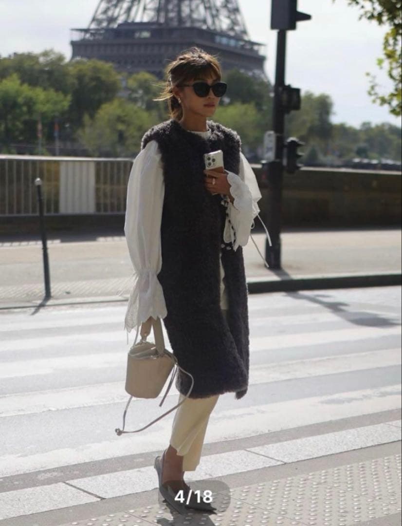 新品未使用　gypsohila Teddy Vest ベスト　ジレ