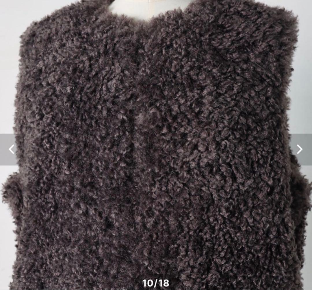 新品未使用　gypsohila Teddy Vest ベスト　ジレ