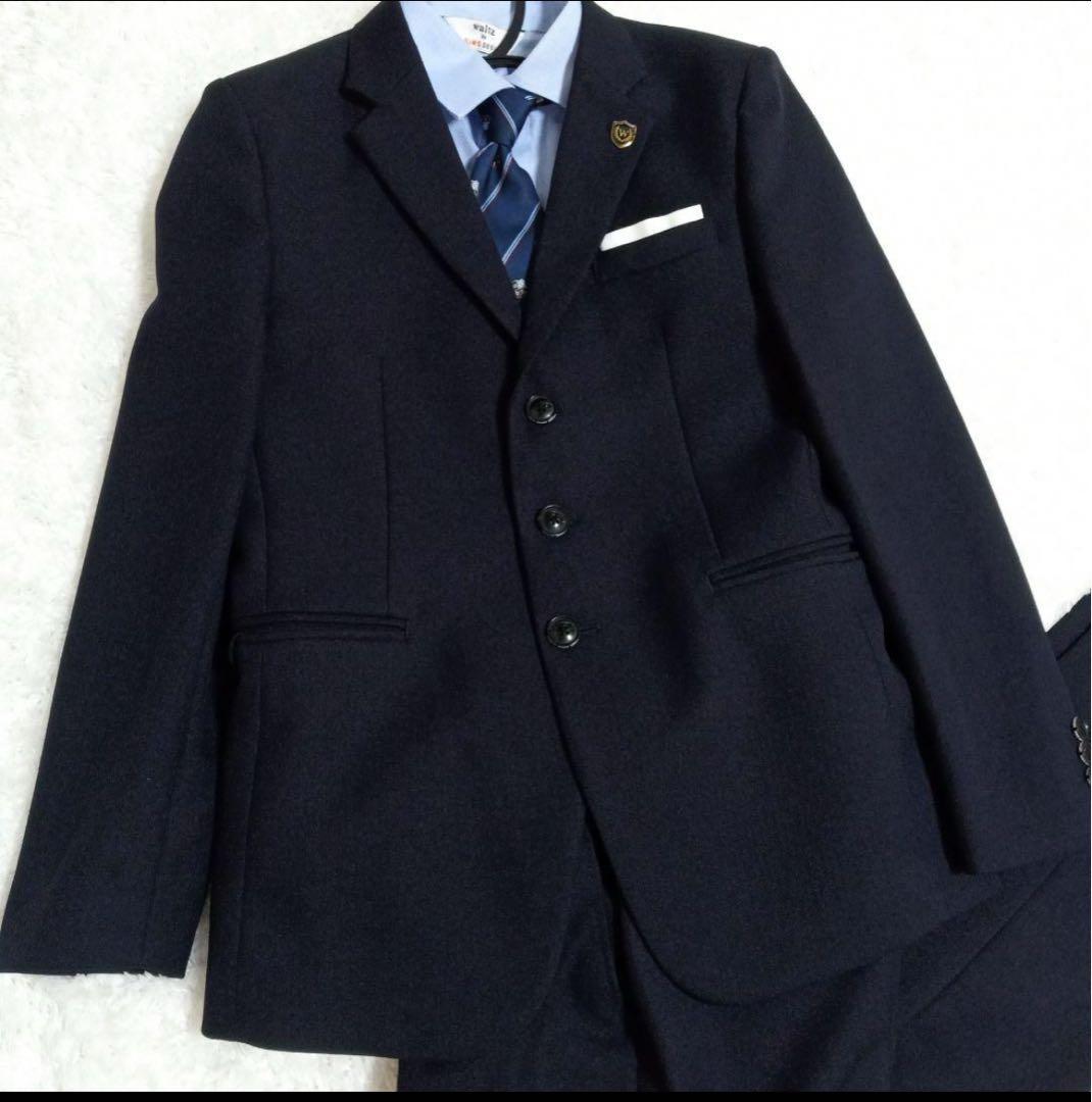 ワルツバイビームス　ネイビー　スーツ　160