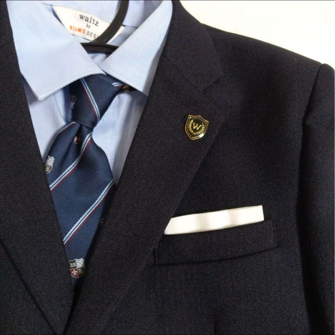 ワルツバイビームス　ネイビー　スーツ　160