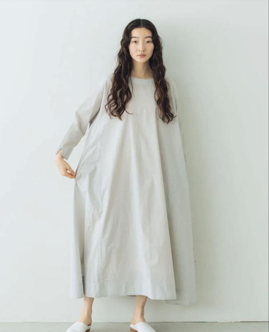 ワンピース 2025SS Yoli Check boatneck onepiece