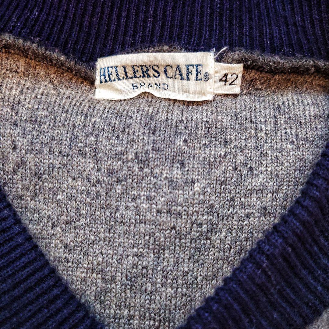 ウエアハウス 希少サイズ 42 XL相当 フリース パイルベスト ヘラーズカフェ