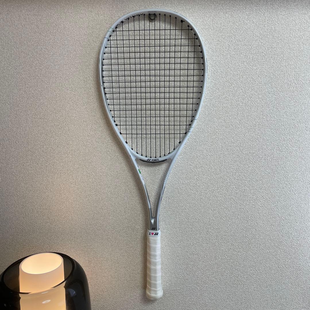 美品 ナノフォース 8Vレブ ソフトテニスラケット