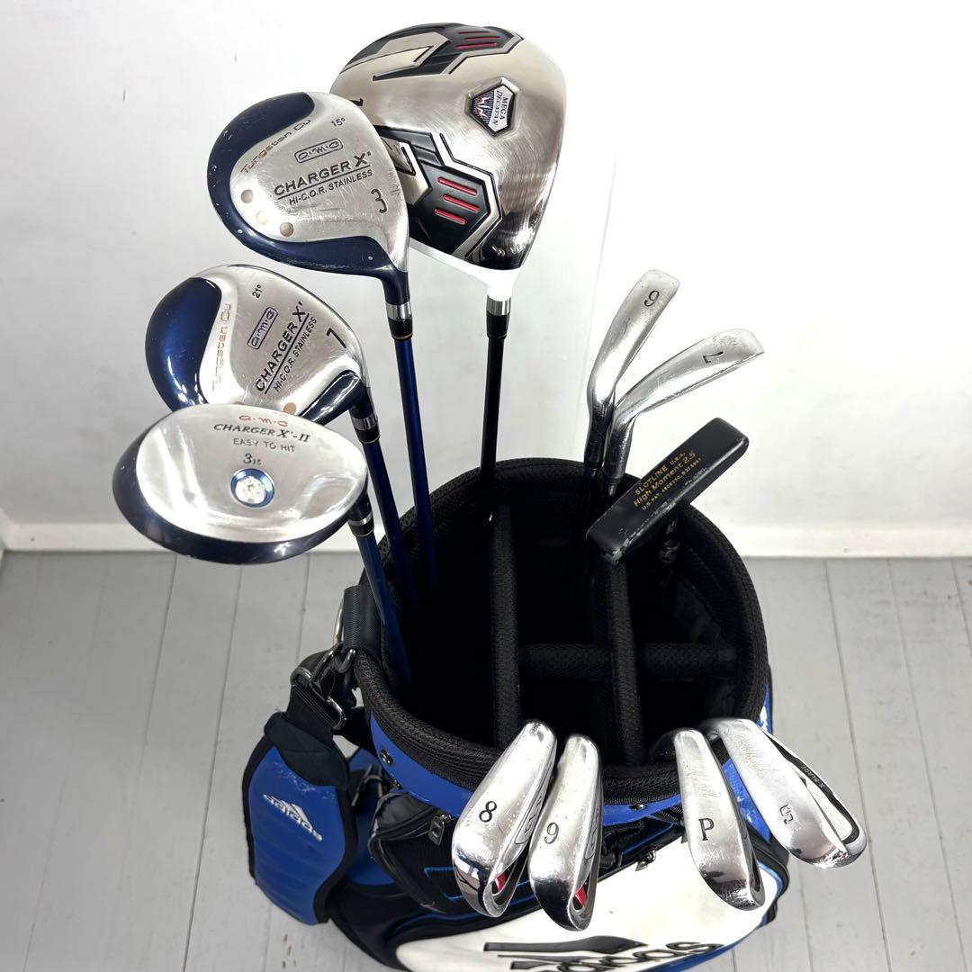 本格派 メンズゴルフクラブ 11本 フルセット ゴルフセット お試し 初心者向け