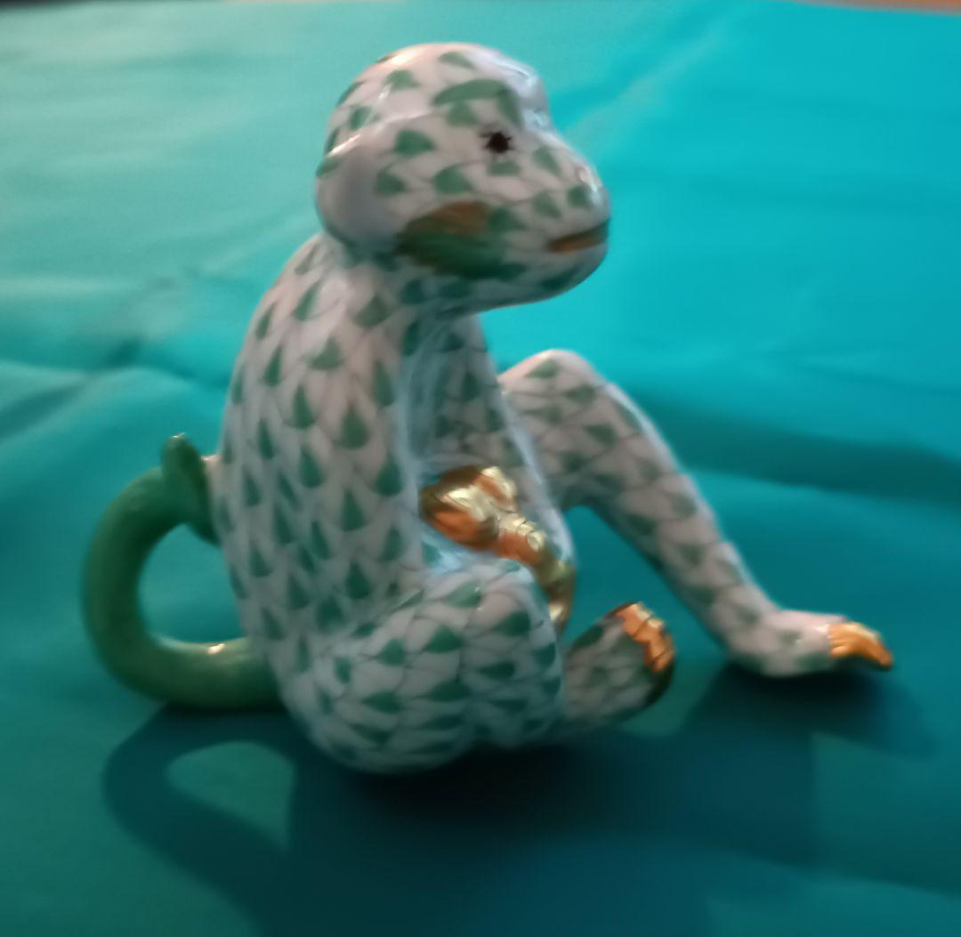 ヘレンド　HEREND　干支シリーズ　猿の置物