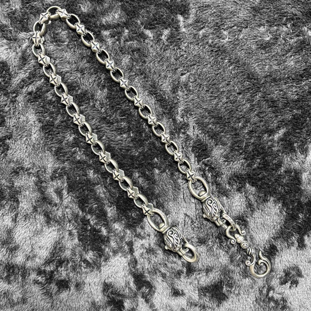 小物 artemis classic lion head wallet chain