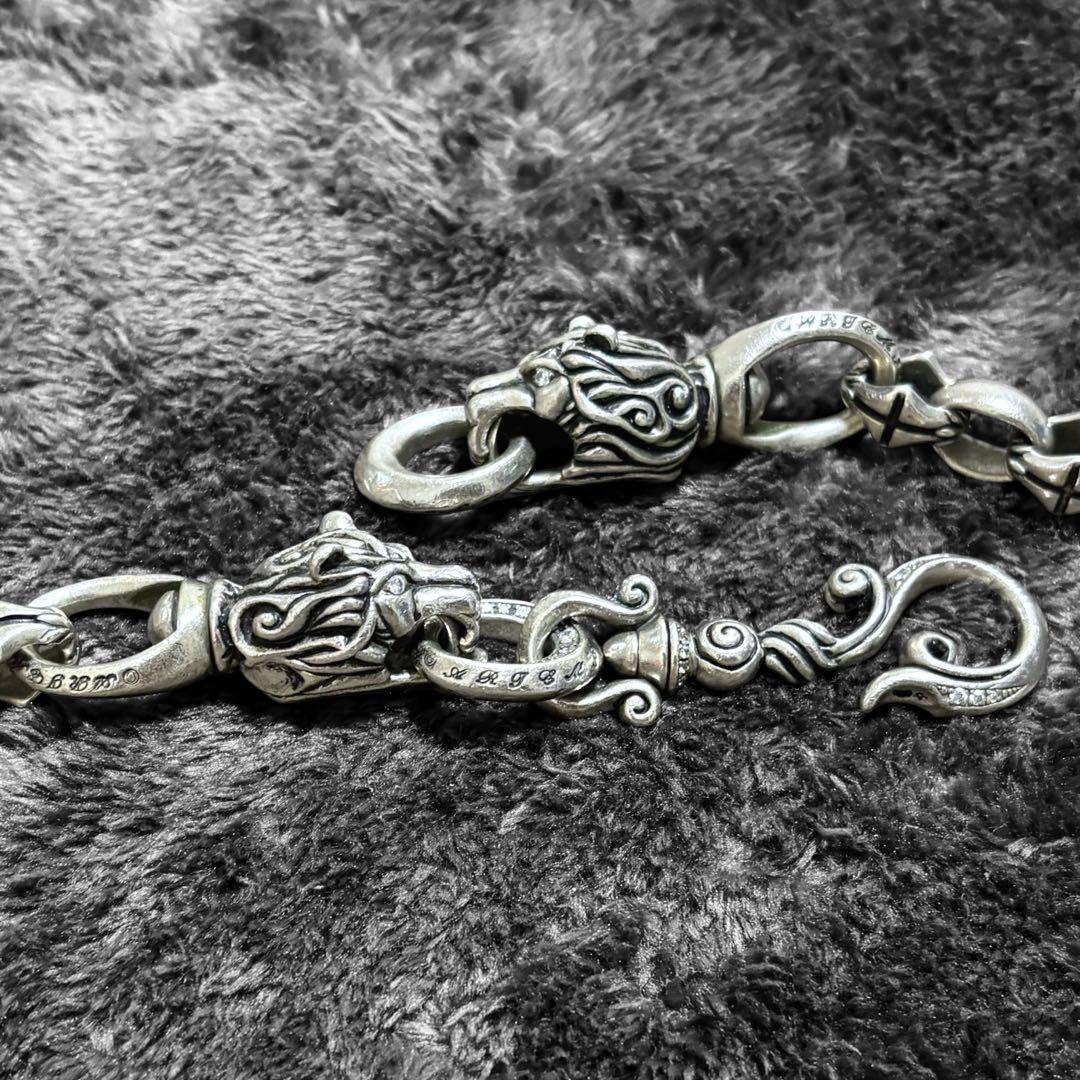 小物 artemis classic lion head wallet chain