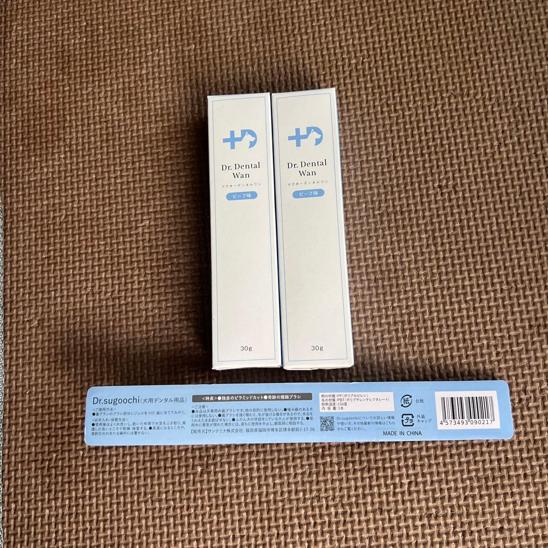 Dr. Dental Wan 歯ブラシ ビーフ味 2本セット