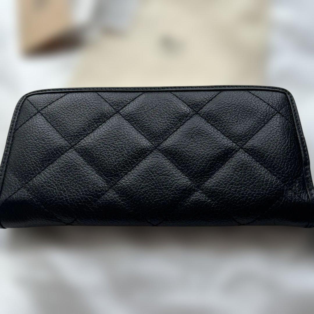 イルビゾンテ　レザー　長財布　キルティング　ブラック