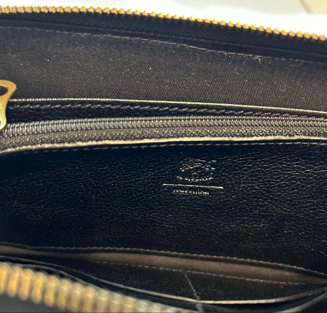 イルビゾンテ　レザー　長財布　キルティング　ブラック