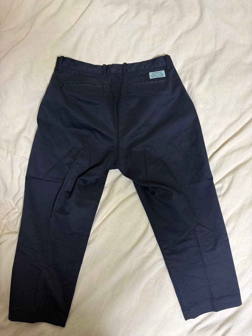 NEIGHBORHOOD タック パンツ ネイビー サイズM