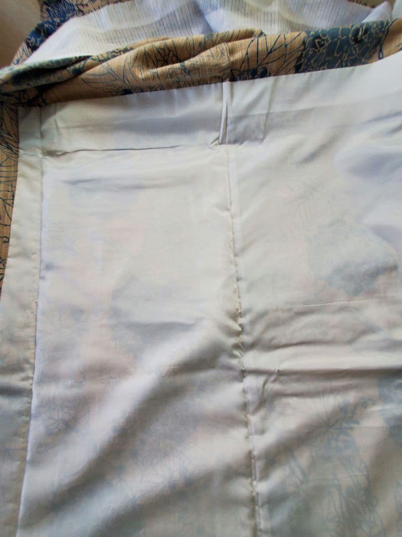 【ちょっと訳あり】【竺仙】【新品】浴衣　奥州小紋　紫陽花