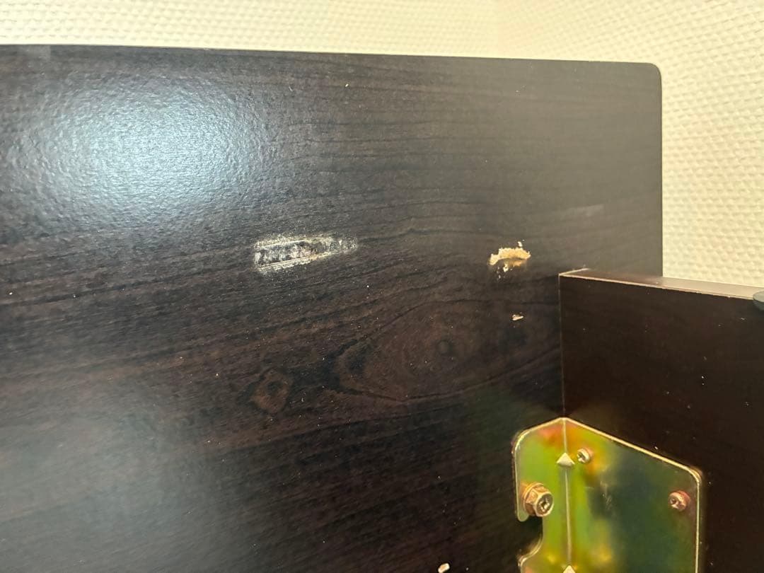 ニトリ　ダブルベッド　跳ね上げ式　ブラウン　マットレスなし