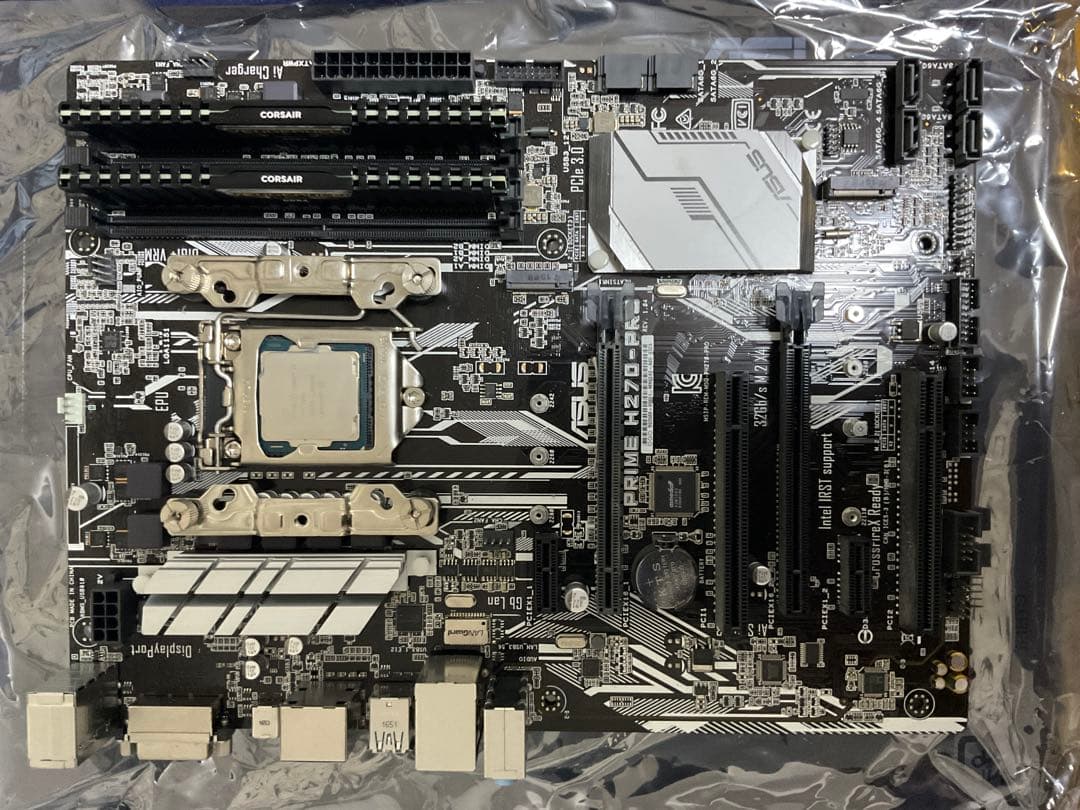 Intel i7-7700K H270-pro メモリ8G 虎徹