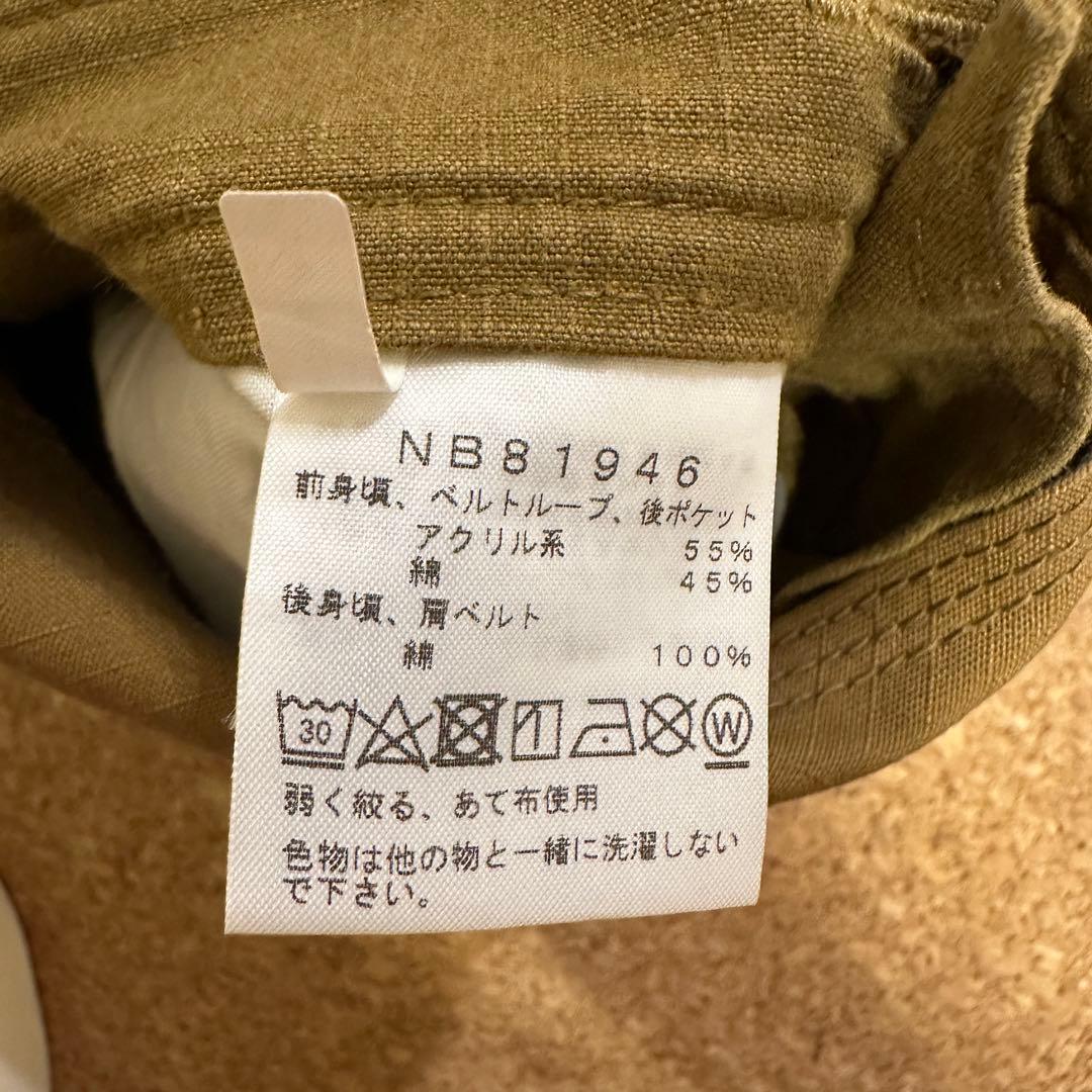 中古THE NORTH FACE ファイヤーフライブラウンオーバーオールLサイズ