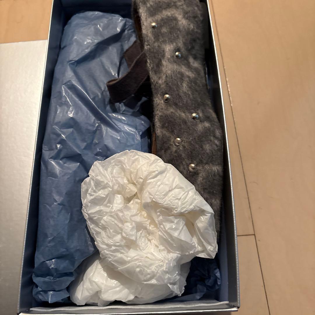 新品◆LE TALON GRISE EDGEスタッズメリージェーン◇23.5cm