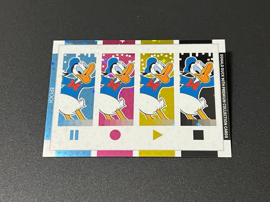 ドナルドダック90周年　EPOCHシリアルカード