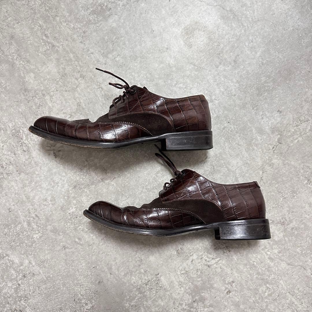 靴 00s EMPORIO ARMANI leather dress shoes
