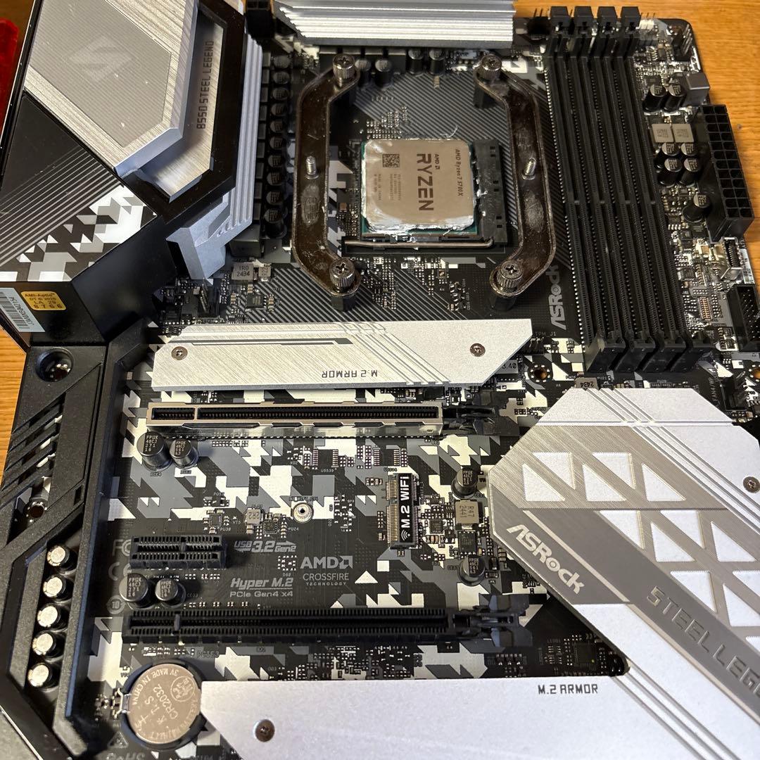 マザーボード ASRock B550 SL Ryzen7 5700X