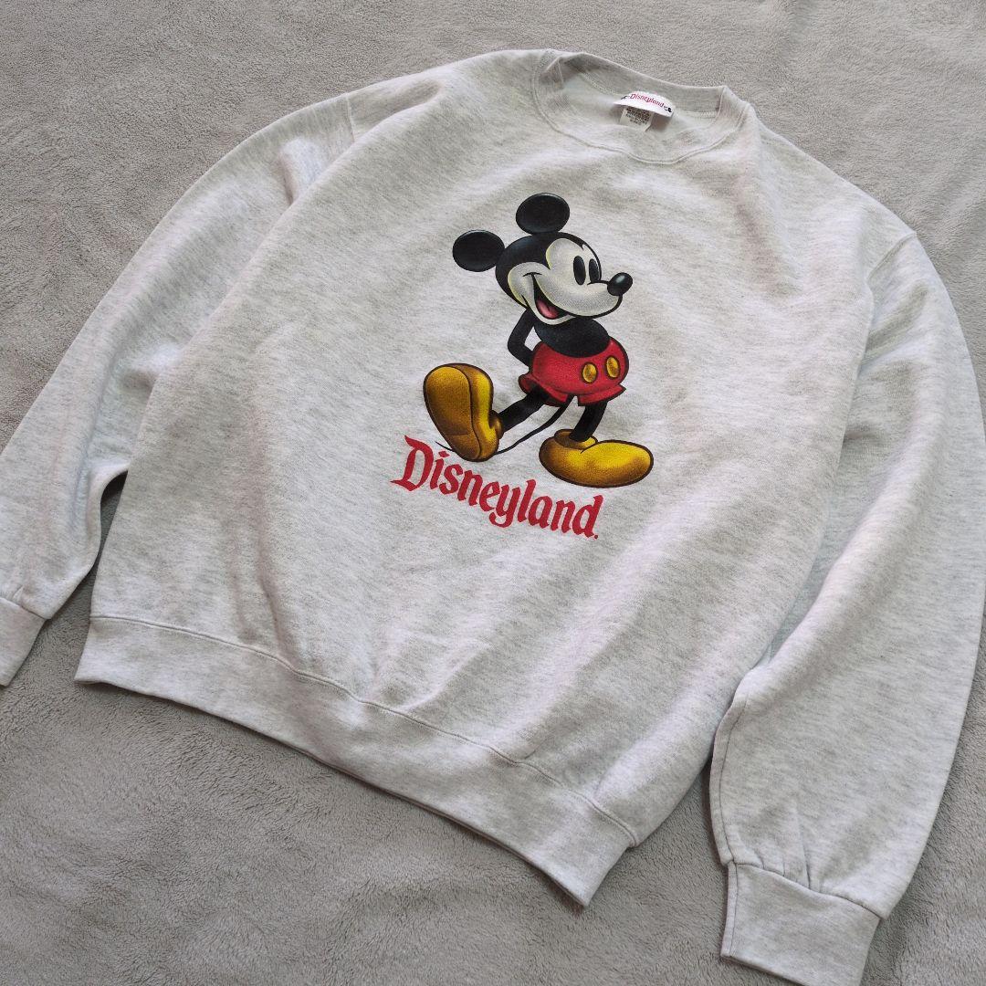 90s USA製　ミッキーマウス ディズニーランド　スウェット　М