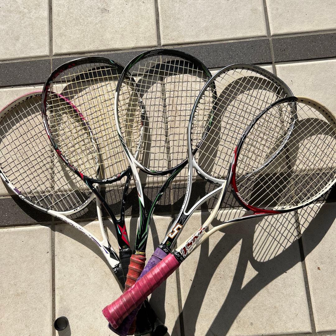 軟式テニスラケット　まとめ売り