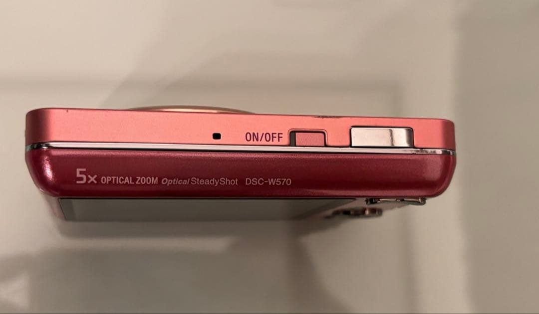 ソニー　SONY Cyber-shot DSC-W570 ピンクローズ