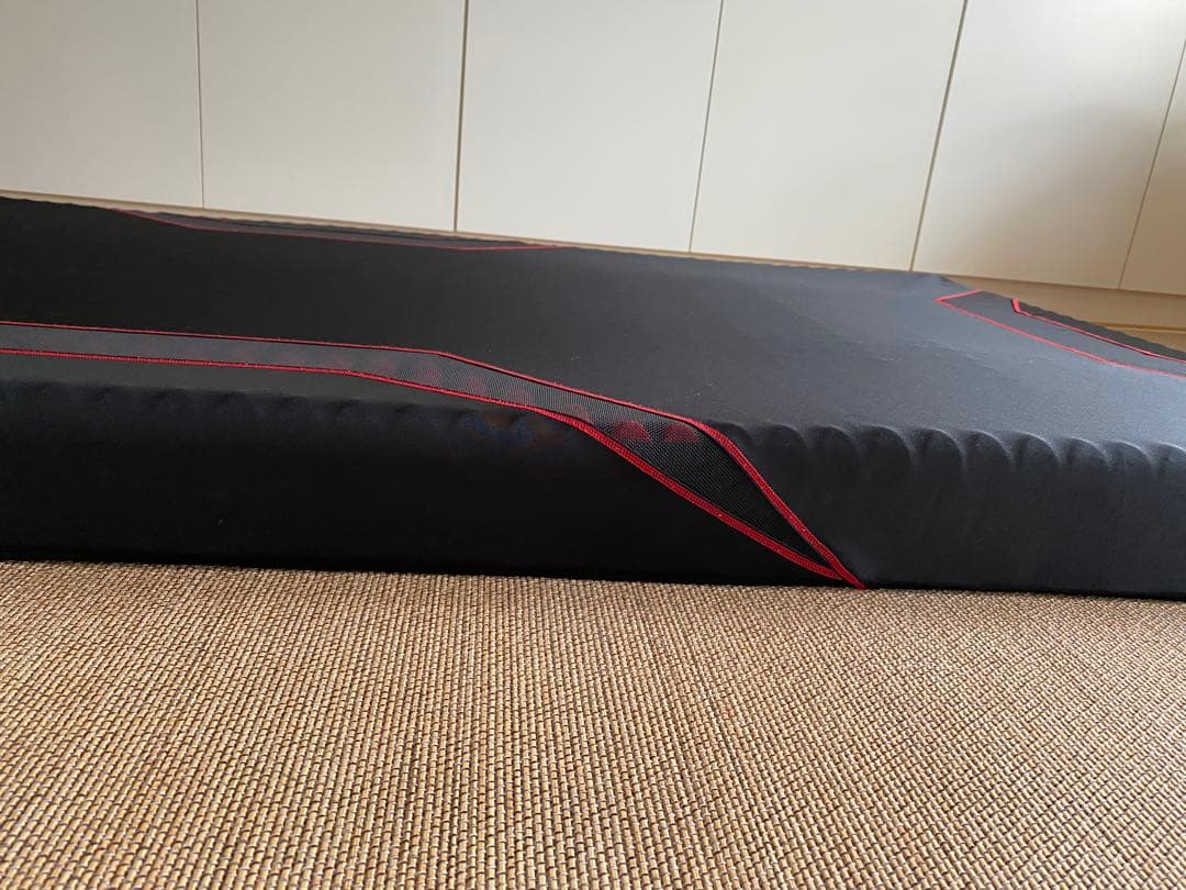 西川　AiR SI マットレス シングル ブラック/レッド