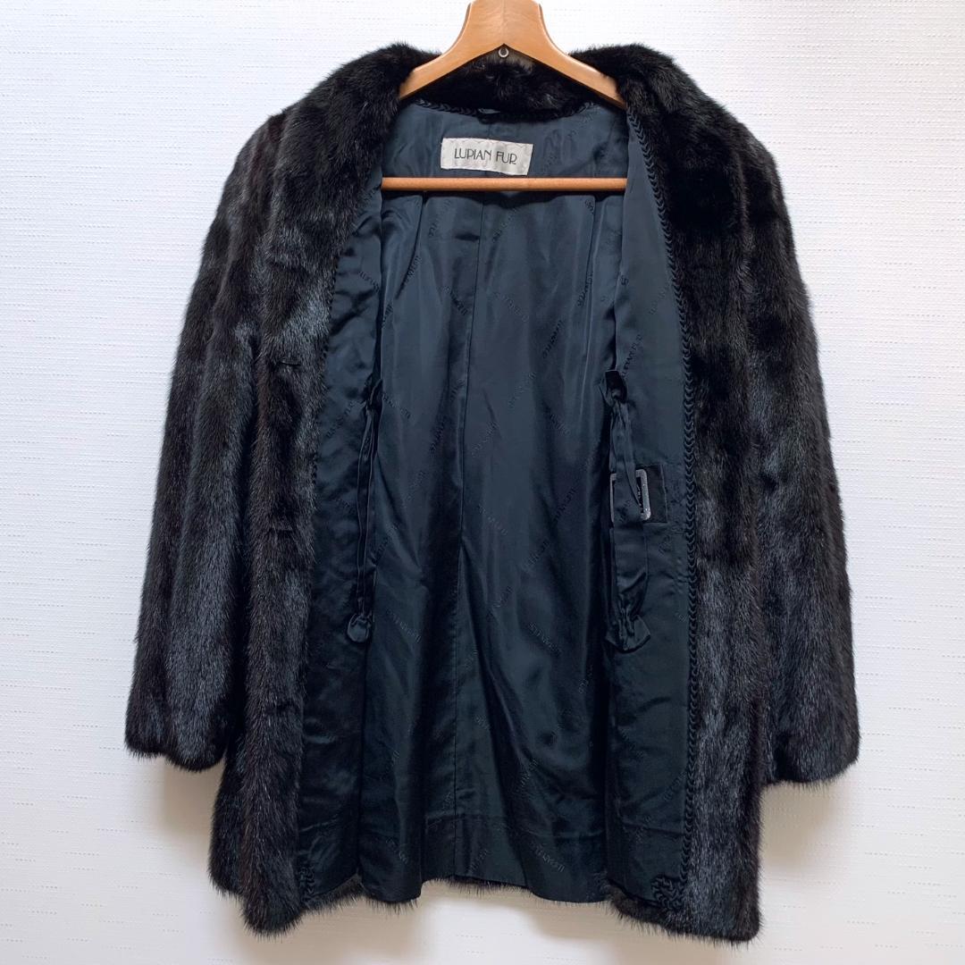 ◇SAGA MINK◇ サガミンク LUPIAN FUR ファーコート ミドル丈