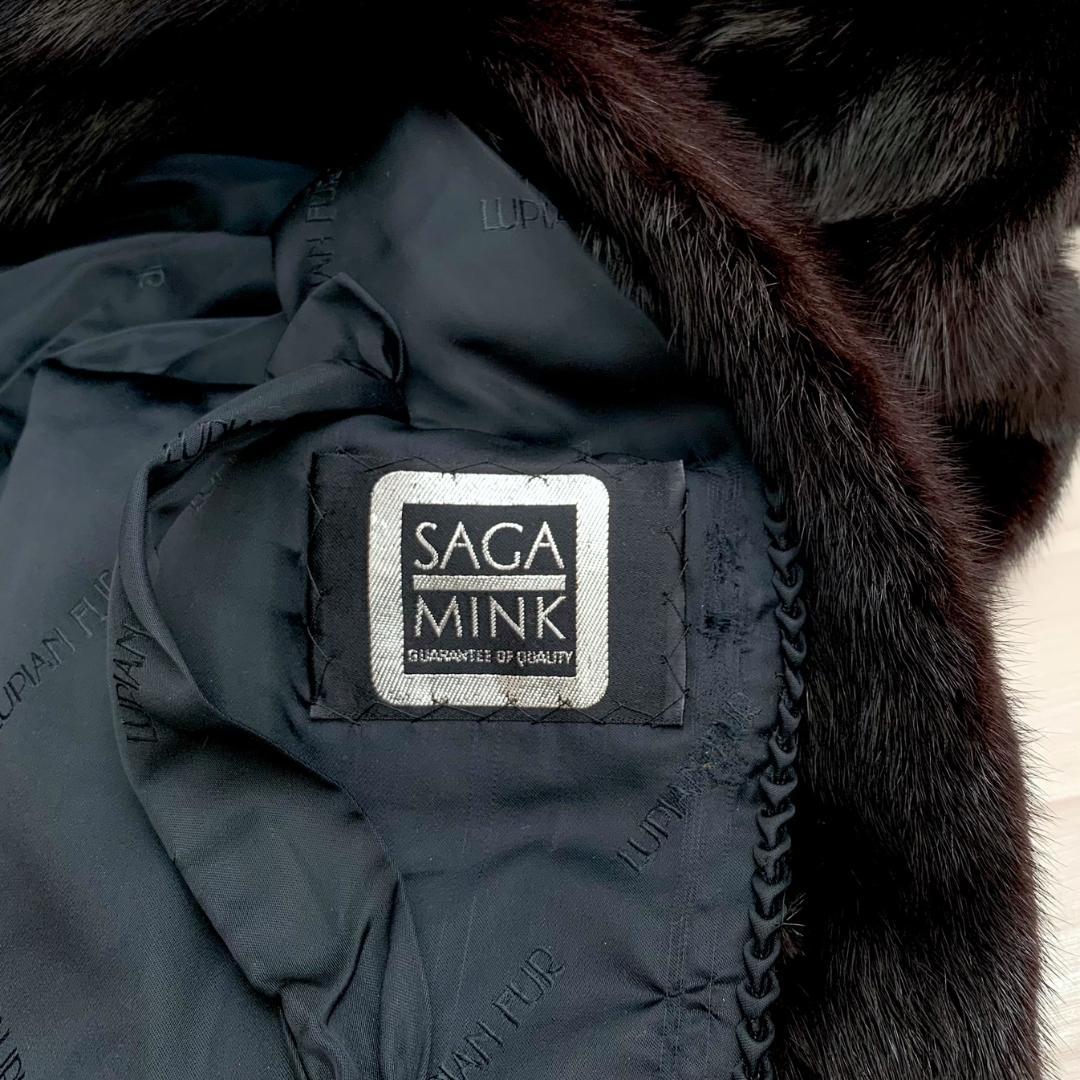 ◇SAGA MINK◇ サガミンク LUPIAN FUR ファーコート ミドル丈