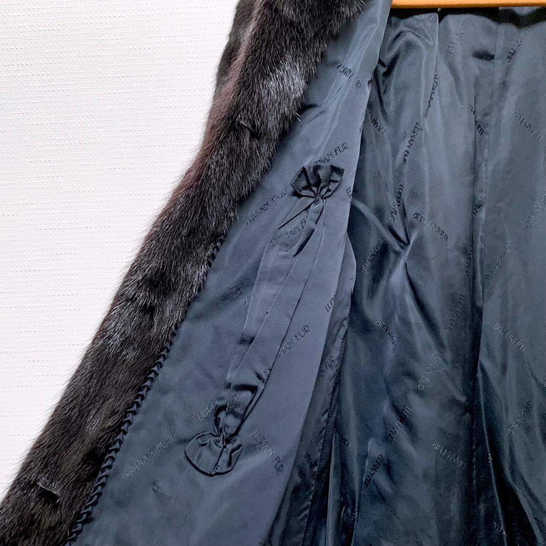 ◇SAGA MINK◇ サガミンク LUPIAN FUR ファーコート ミドル丈