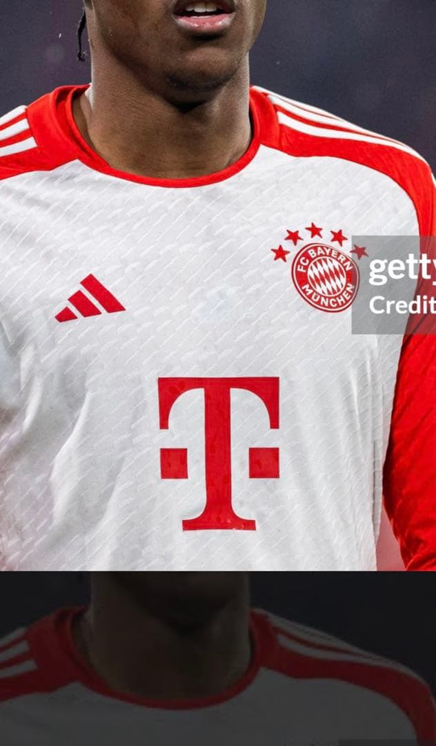 実使用ユニフォーム　マティス・テル　バイエルン　サッカー　チャンピオンズリーグ