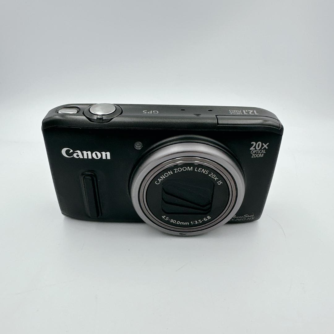 【美品】Canon PowerShot SX260 HS 光学20倍ズーム BK