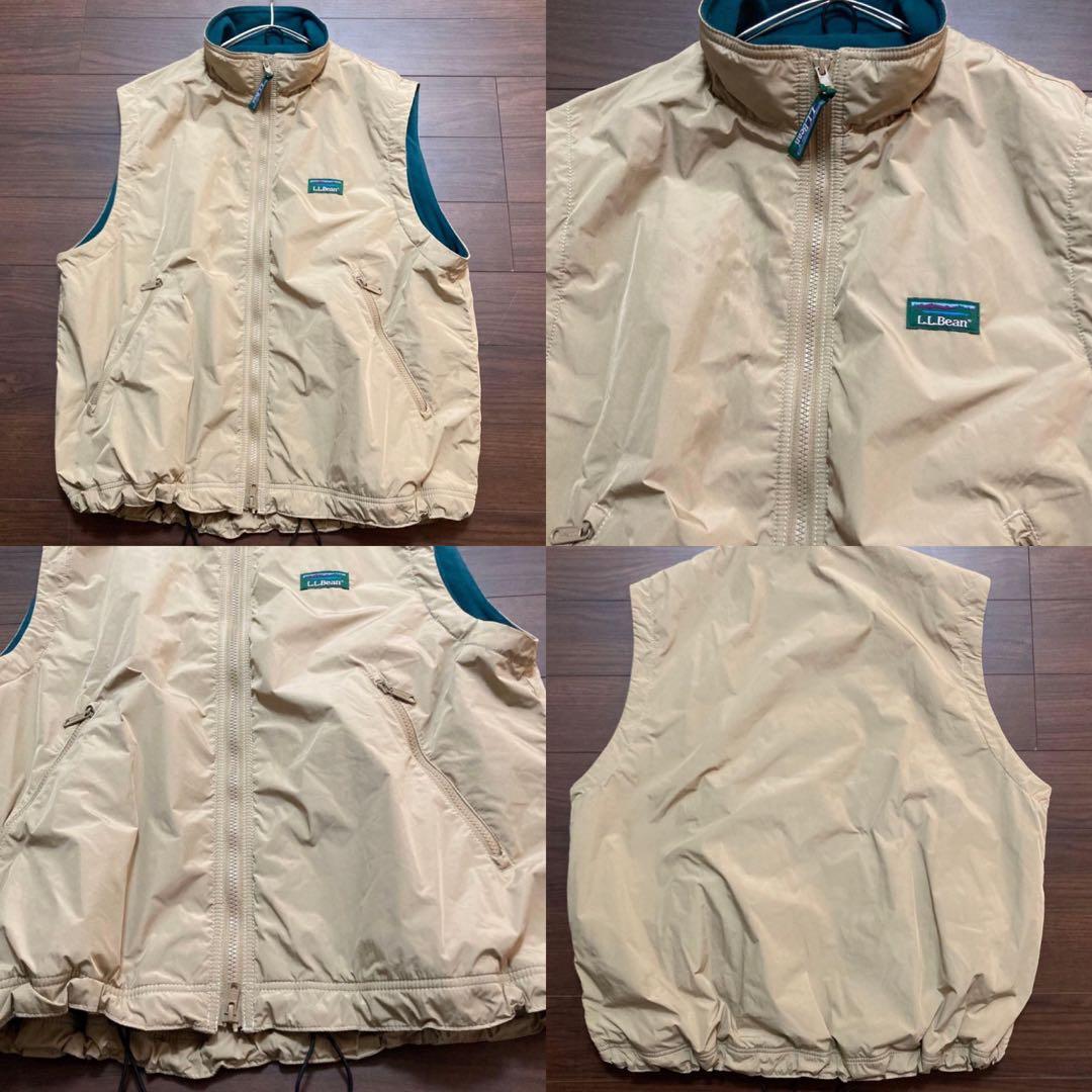 L.L.Bean ベージュ フリースベスト M